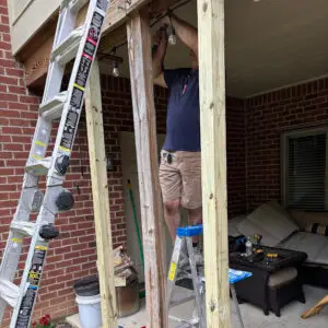 Deck Post Repair in Riverside