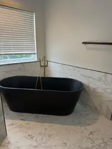 Bathroom Tiling and Tub Installation in Bellbrook